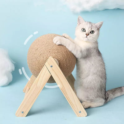 Cat Scratching Ball Toy Kitten Sisal Rope Ball - PurfectShop: Pet Homes, Accessories, Feeders, and Pet Toys